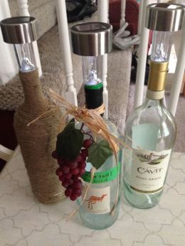 solar light wine bottles winestyles