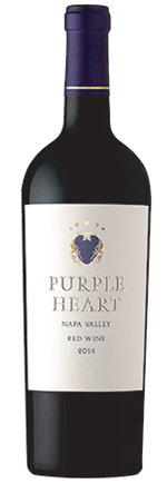 purple heart wine bottle
