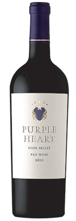 purple heart wine bottle