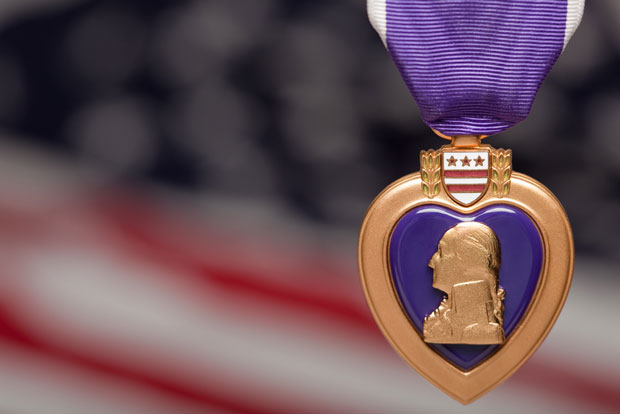 purple heart ribbon