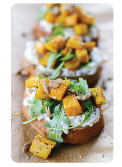 pumpkin bruschetta image