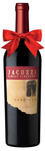 Jacuzzi Nebbiolo wine bottle