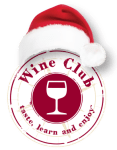 wine club logo holiday
