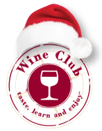 wine club logo holiday