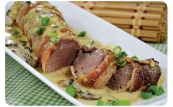 bacon wrapped tenderloin