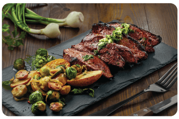 hanger steak fennel salad