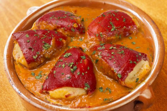 piquillo stuffed peppers tapas