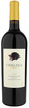 Chelsea Merlot Goldschmidt wine bottle
