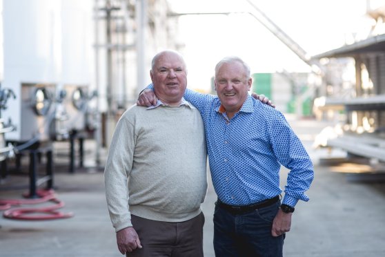 Brothers Mike and Dave