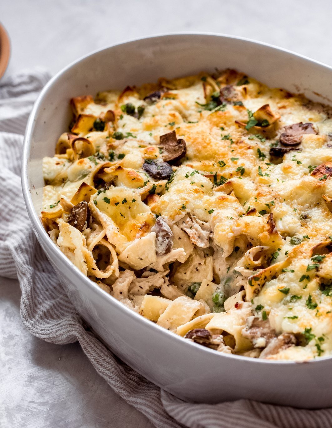 Easy Leftover Turkey Pasta Bake