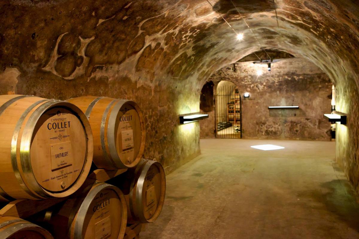 Champagne Collet Cellar