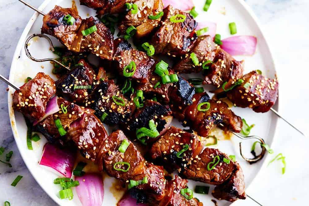 Asian Steak Skewers