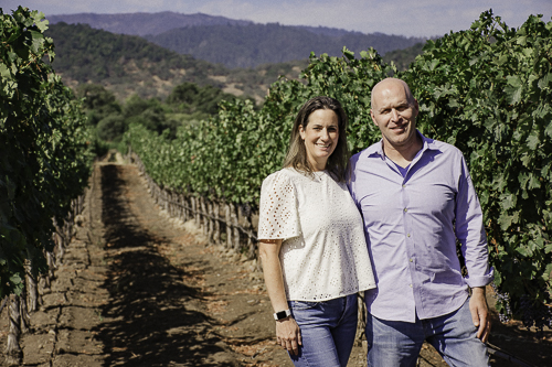 Dave and Christi in the Vineyard
