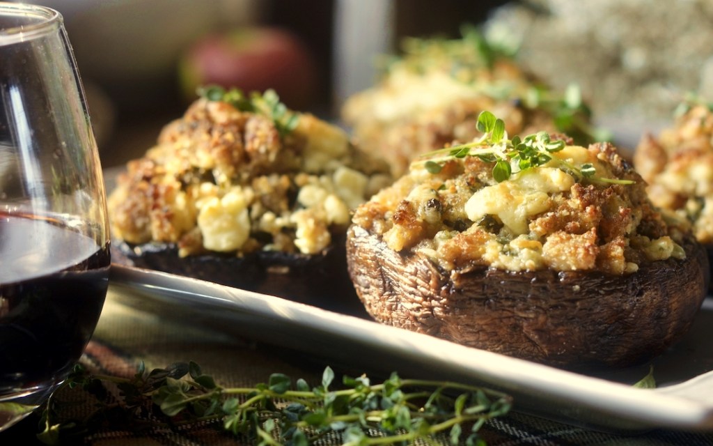 Stuffed Mushrooms, Breadcrumbs