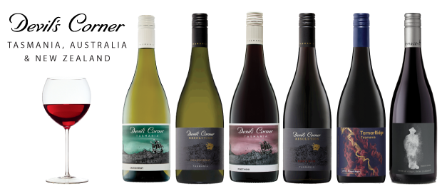 Devil's Corner six wine bottles