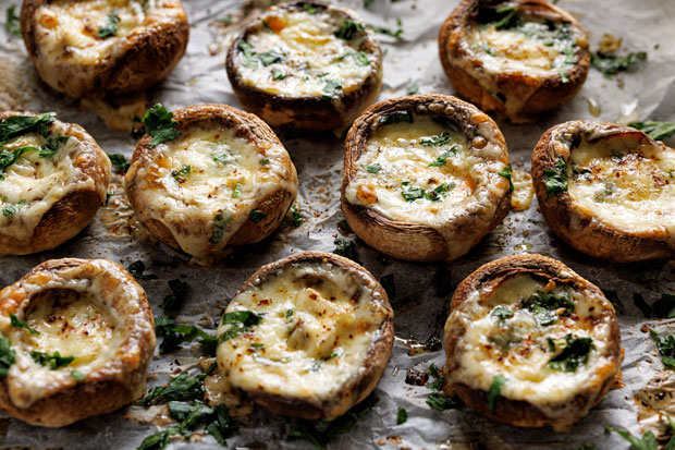Blue Cheese Stuffed Mushrooms