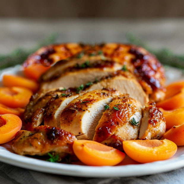 apricot-glazed-chicken-dish