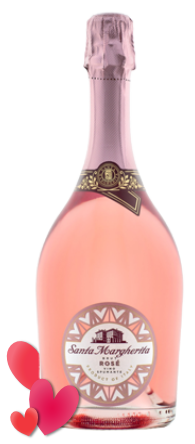 Heart-Santa-Margherita-rose-brut-bubbly-bottle