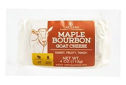LaClare Family Creamery Maple Bourbon Goat Cheese
