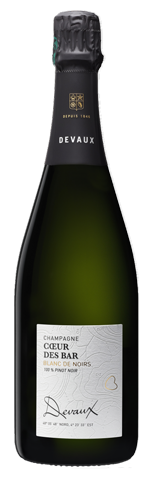 Coeur des bar blanc de noirs wine bottle