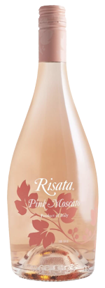 Risata pink moscato bottle